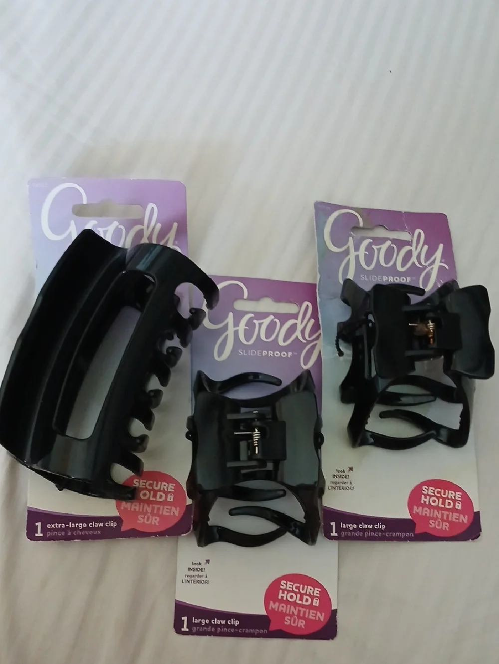 Goody Slideproof Hair Clip Lot